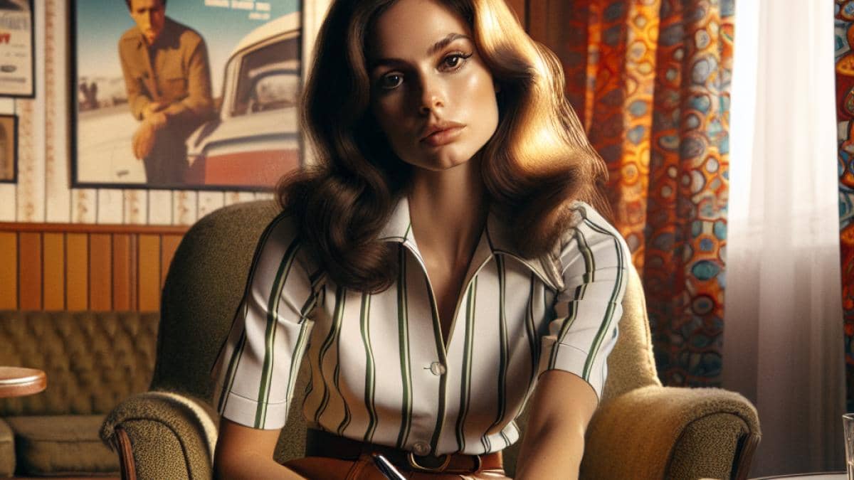 Lilo y Stitch: ¿perdió el remake de acción real su alma hawaiana? 14 Viola Davis, sentada en un sillón vintage en una sala de estar de los años 60, mirando pensativa a la cámara con expresión introspectiva; fotorealistic editorial style, luz cálida filtrada por cortinas retro, carteles de cine clásico en la pared, libreta y bolígrafo en mano, ambiente nostálgico pero vibrante. El rostro de Viola está centrado y perfectamente enfocado, transmitiendo una mezcla de fortaleza y vulnerabilidad.